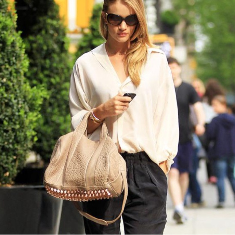 Alexander Wang Y2K Studded Rocco Bag in Latte Like New - Picture 11 of 13